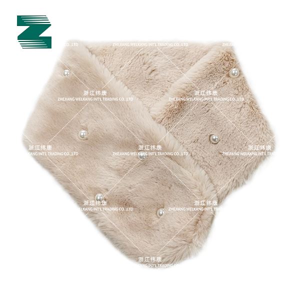 Designed Faux Fur Scarf