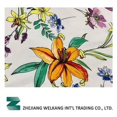 Rayon Nylon Spandex Bengaline Aop